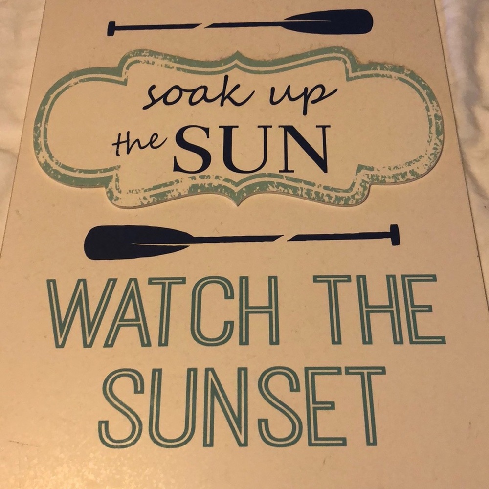 BEACH wooden wall art